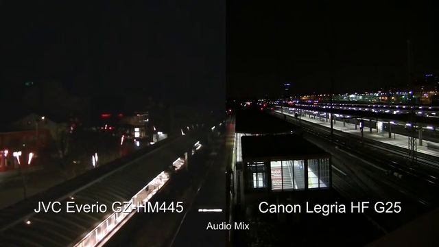 Canon Legria HF G25 vs JVC Everio GZ-HM445 | FullHD Test смотреть онлайн