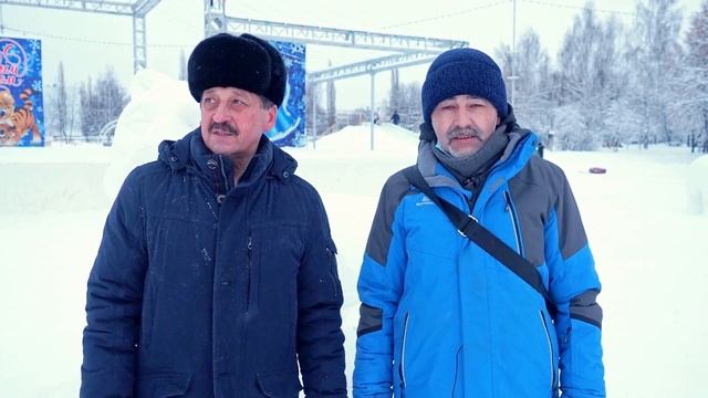 Агидель, ледовый городок.