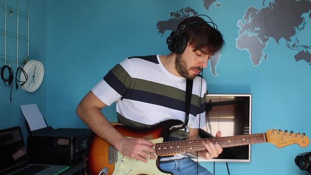 (zoom g5n) PInk Floyd "Comfortably numb" solo 2 guitar cover смотреть онлайн