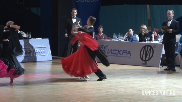 Анисимов Данила - Стромова Валерия, Final English Waltz смотреть онлайн
