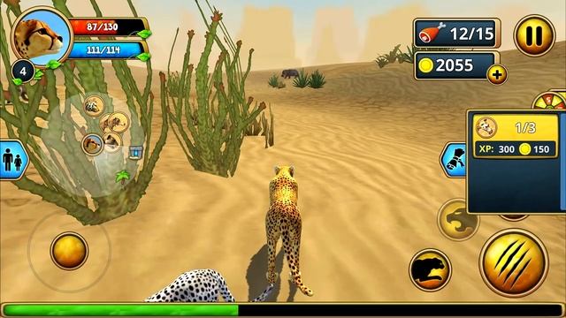 Cheetah Family Sim - Animal Simulator Android Gameplay смотреть онлайн