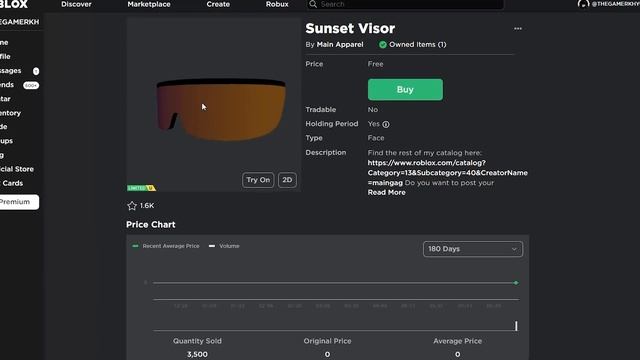 GET THESE FREE UGC LIMITEDS SHADES & HORNS ON ROBLOX смотреть онлайн