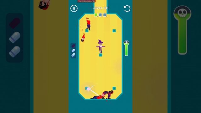 Hitmasters - New Update Ricochet Mode 521-540 Levels - Gameplay Walkthrough смотреть онлайн