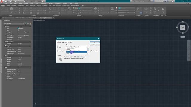 How to insert Excel table in AutoCAD with 10seconds смотреть онлайн