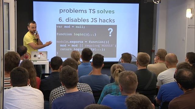 Tomasz Ducin: JavaScript + Java = TypeScript [EN] - 2016-06-08 - WarsawJS Meetup #22 смотреть онлайн