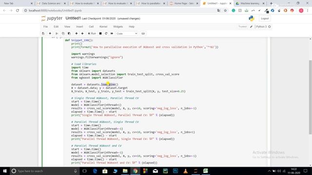How to parallelize the execution of XGBoost and cross-validation in Python? смотреть онлайн