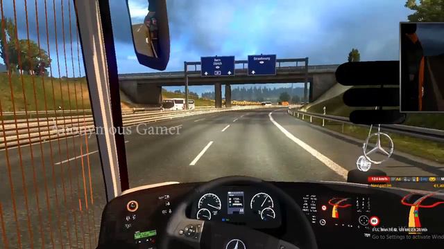 Small trip in Mercedes Benz Tourismo RH16 - ETS 2 смотреть онлайн