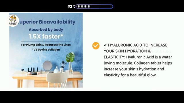 Carbamide Forte Hydrolyzed Marine Collagen - Peptides 3000mg with Biotin & Hyaluronic Acid | Type 1 смотреть онлайн