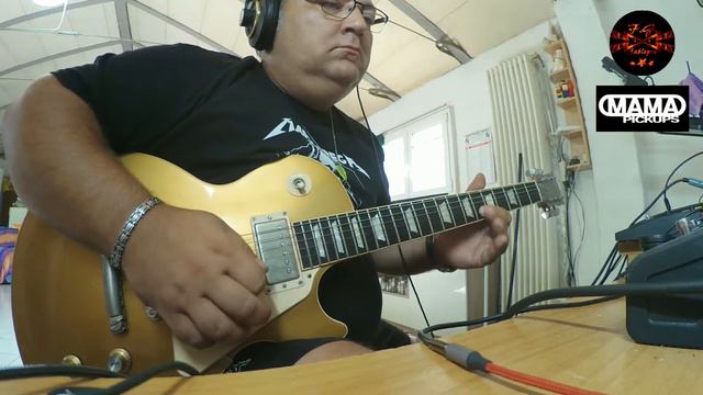 Gibson Les Paul Gold Top - MAMA Pickups Historic 57 - Fractal FM3 смотреть онлайн