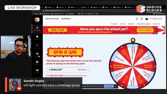 Spin and Win is Back? | FREE Courses ?| Register for Spin N Win Online Workshop | Coding Blocks смотреть онлайн