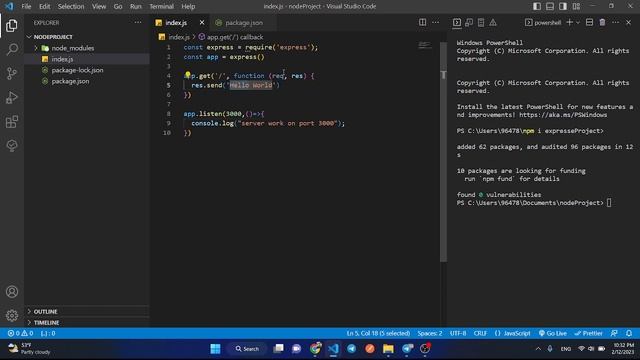 how install express | MERN COURSE in Arabic смотреть онлайн