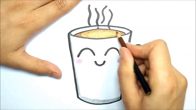 HOW TO DRAW A CUP OF COFFEE смотреть онлайн