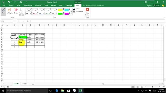 How to use inking ink in excel 2016 смотреть онлайн