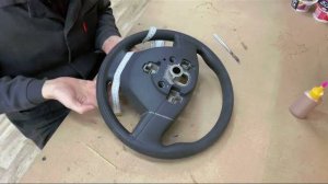 Перетяжка руля Renault Logan 2, часть 1