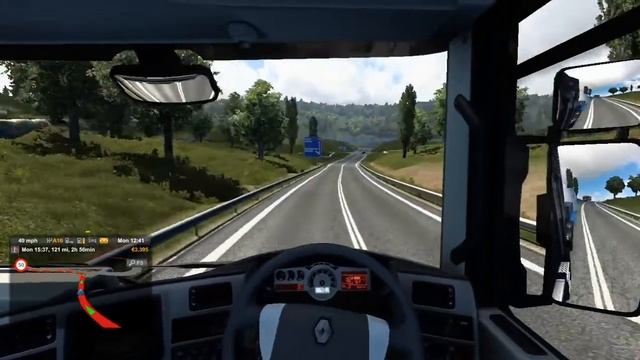 POV Driving Renault Magnum Excellence From Cardiff to Southampton ETS2 #2 смотреть онлайн