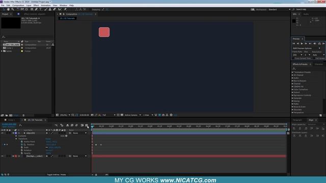 After Effects Tutorial - Loop Animation with 3 KeyFrames смотреть онлайн