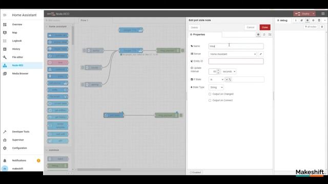 Use Node-RED to make a Weather Notification system. Easy use case of the Home Assistant. (003E) смотреть онлайн