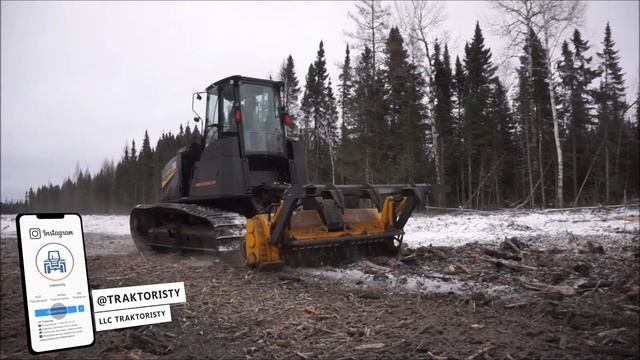 Гусеничный монстр MeriTractor MT 700. Расчистка участка, удаление пней с заглублением до 45 см смотреть онлайн
