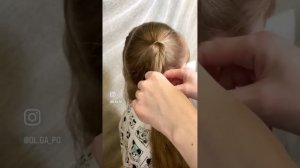 Видеоурок как сделать быстрый бантик из волос для маленьких принцесс/ hair bow