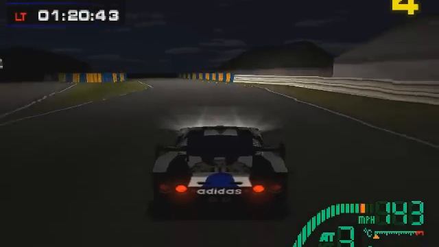 Test Drive Le Mans (PS1) - 24 Hour Race (12 minutes) смотреть онлайн