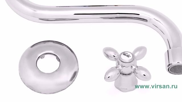 Смеситель настенный SAS 7007-2 (H506) 1/2" смотреть онлайн