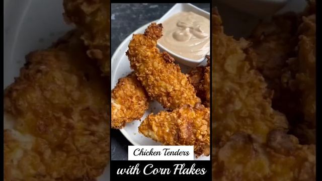 Crispy Chicken Tenders with Corn Flakes in Air Fryer Recipe смотреть онлайн