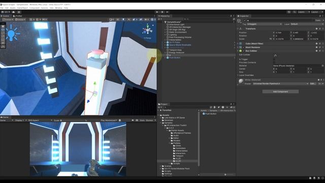 Let's Make a VR Game Part 6 - Button, Door and Socket Interactor смотреть онлайн