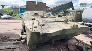 РЕСТАВРАЦИЯ РЕДКОЙ АМФИБИИ БРДМ-1 КО ДНЮ ПОБЕДЫ. ПЕРВОЕ В МИРЕ ВИДЕО БРДМ-1 НА ПЛАВУ. Часть 1.