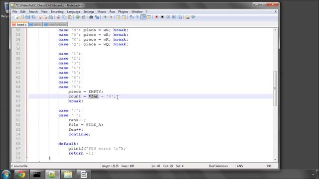 Programming A Chess Engine in C Part 15 - Parsing An FEN (1) смотреть онлайн