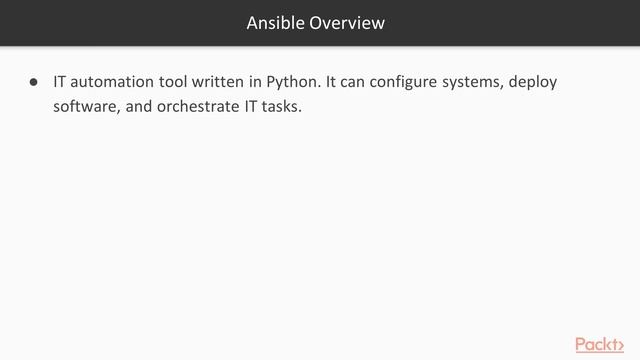 04 Python Network Programming - Integration with Ansible смотреть онлайн