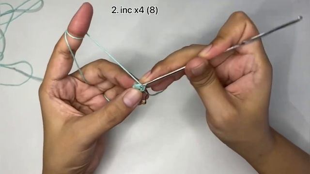 Mint And Chocolate Colors Bear Tea Coaster ? Easy Crochet Amigurumi