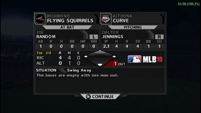 MLB 10 THE SHOW 10 PSP CAREER EP1 смотреть онлайн