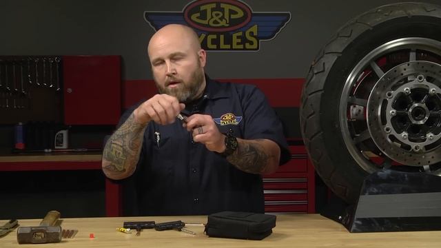 Plug a Hole w/ Tubeless Tire Repair Kit - Available at J&P Cycles смотреть онлайн