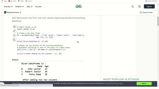 Trying to Drop a Column - Part 5 | Python смотреть онлайн