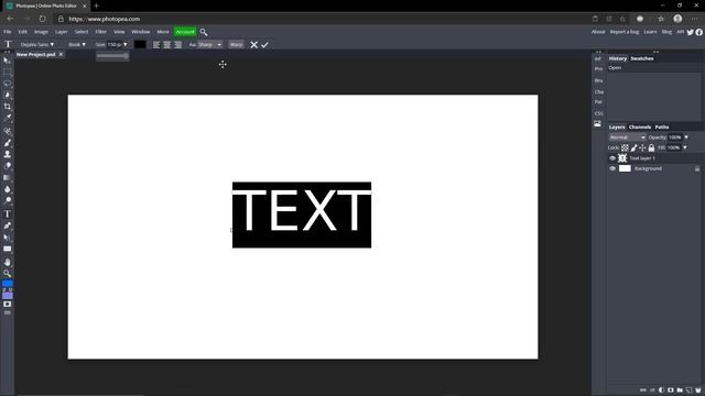 How to put IMAGES ON SHAPES/TEXT! (Photopea/Photoshop) смотреть онлайн