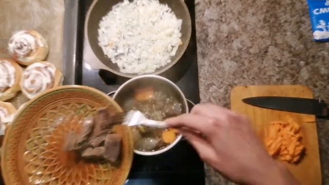 Говяжье сердце.Рецепт. Нежнейший гуляш в сметанном соусе. смотреть онлайн