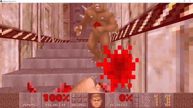 Doom 2 WAD - Berserk Level (UV Max) смотреть онлайн