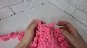 Мастер класс шапочка Зайки из Alize Puffy, на ОГ 52-54 см