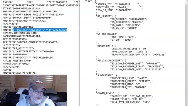 API Example for Converting X12 837 to JSON смотреть онлайн