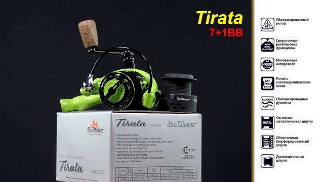 Обзор катушек SurfMaster Tirata и Black Bass