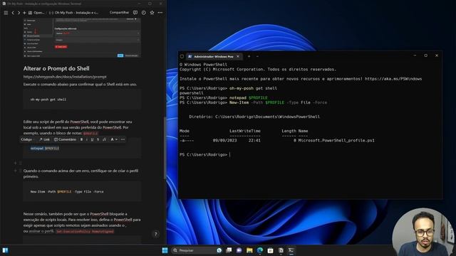 Personalize o Prompt de comando no PowerShell com "OH MY POSH" смотреть онлайн