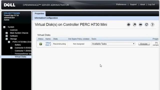 How to convert Raid1 to Raid5 from Dell openmanage смотреть онлайн