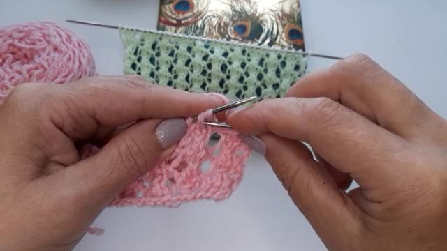 СИМПАТИЧНЫЙ И ПРОСТОЙ АЖУРНЫЙ УЗОР. смотреть онлайн