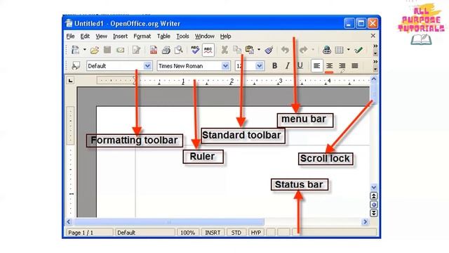 Writer Open Office ||All Purpose Tutorials|| смотреть онлайн
