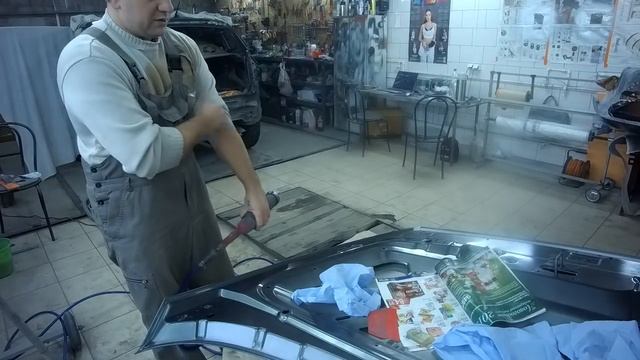 Кia Sportage ,подготовка к грунту,герметик. смотреть онлайн