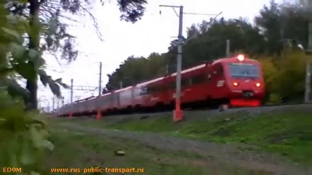 EMU ED4MKM-AERO 007 in Moscow 30.09.2011 смотреть онлайн