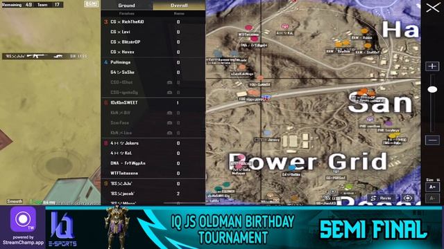Pool B Semifinal 2nd match Js Oldman Birthday Tourney смотреть онлайн