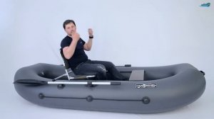 Кресло в лодку ПВХ с упором спины.