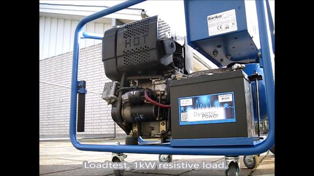 Geko Diesel Generator Coldstart And Loadtest.