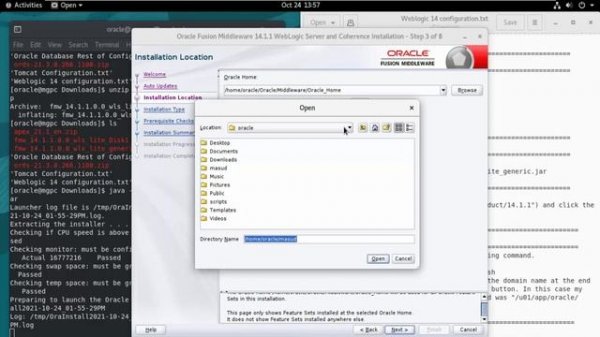How to install Oracle Weblogic Server 14c [14.1.1] on Oracle Linux 8 [oracle Linux 8.4]